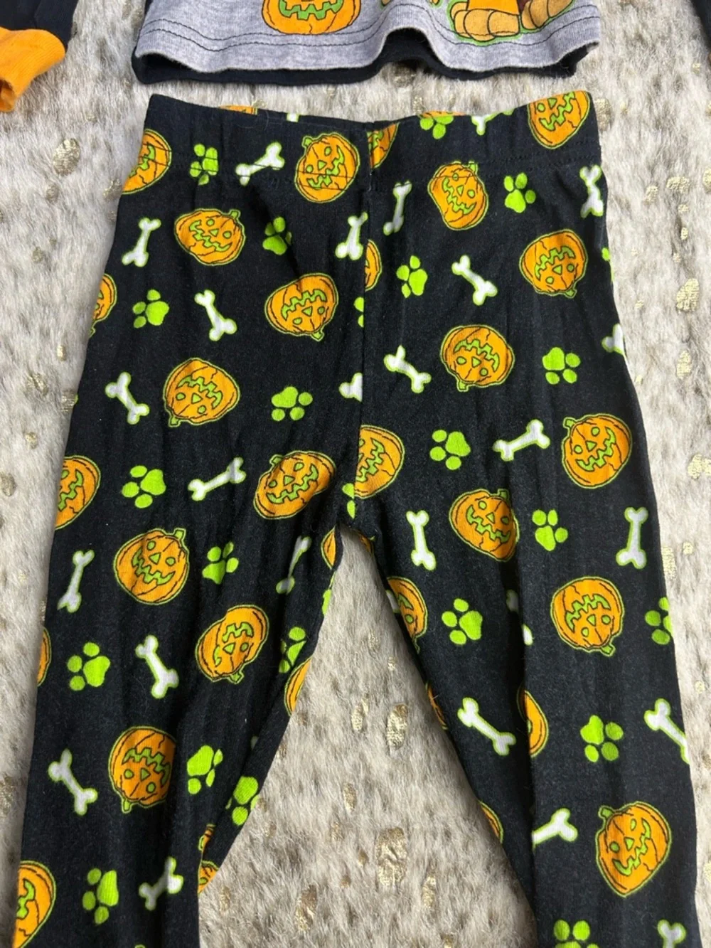 5 for $25🔥Nickelodeon Paw Patrol Orange & Black Halloween Pajama‎ Set 2T